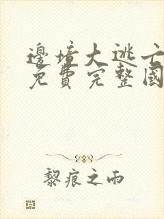 边境大逃亡电影免费完整国语高清