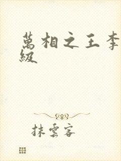 万相之王李洛等级封面