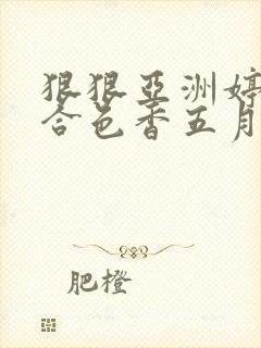 狠狠亚洲婷婷综合色香五月