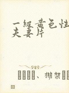 一级黄色性生活夫妻片