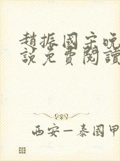 赵振国宋晚晴小说免费阅读封面