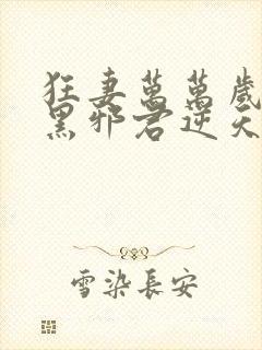 狂妻万万岁:腹黑邪君逆天妃 旖旎妖娆