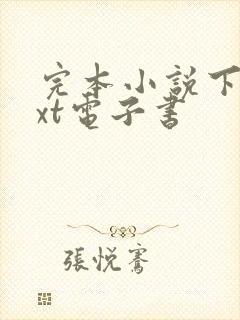 完本小说下载txt电子书