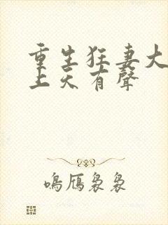 重生狂妻大佬宠上天有声