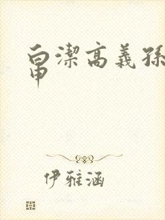 白洁高义孙倩王申