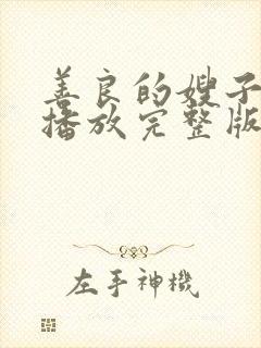 善良的嫂子高清播放完整版