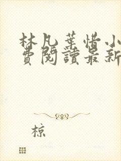 林凡叶惜小说免费阅读最新