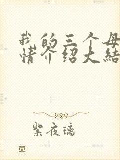 我的三个母亲剧情介绍大结局