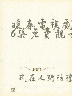 暖春电视剧全26集免费观看高清封面