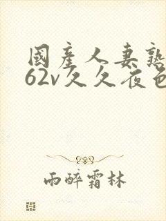 国产人妻熟女a62v久久夜色