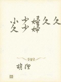小少妇久久久久久少妇