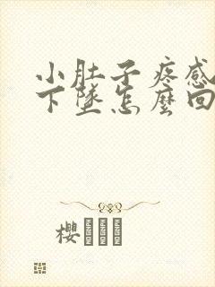 小肚子疼感觉往下坠怎么回事