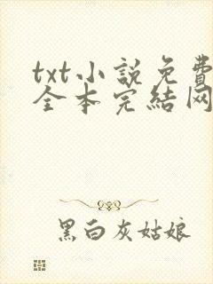 txt小说免费全本完结网站下载