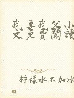 我妻我父小说全文免费阅读