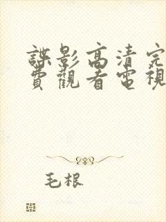 谍影高清完整免费观看电视剧