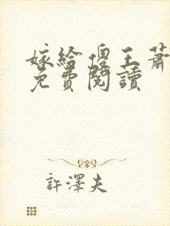 嫁给傻王萧允衡免费阅读