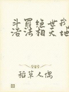 斗罗绝世我霍雨浩法相天地笔趣阁封面