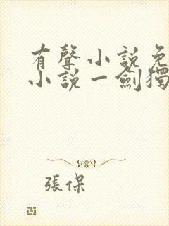 有声小说免费听小说一剑独尊