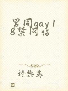 男同gay 18禁网站