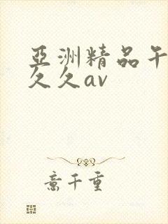 亚洲精品午夜久久久av封面