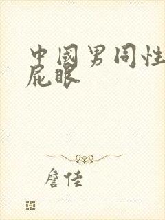 中国男同性恋操屁眼