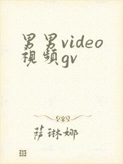 男男video视频gv