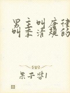 男主叫唐律女主叫季清规的小说