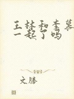 王林和李慕婉在一起了吗