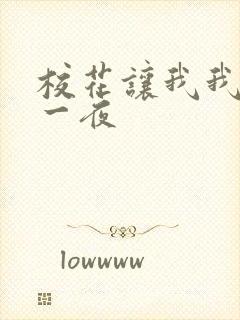 校花让我我爽了一夜