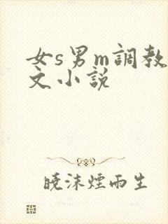 女s男m调教h文小说
