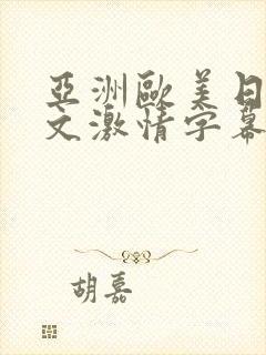 亚洲欧美日韩中文激情字幕