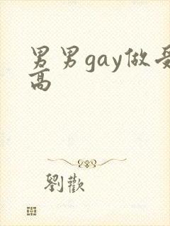 男男gay做受高封面