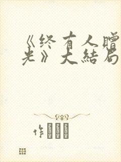 《终有人赠我以光》大结局