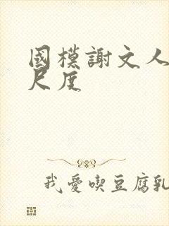 国模谢文人体大尺度封面