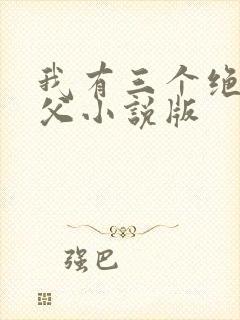 我有三个绝色师父小说版