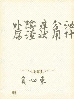 外阴痒分泌物豆腐渣状用什么药