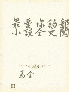 最爱你的那十年小说全文阅读免费封面