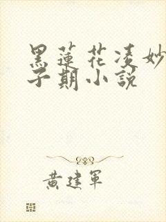 黑莲花凌妙妙慕子期小说封面
