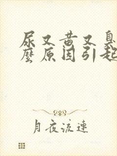 尿又黄又臭是什么原因引起的