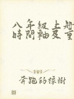 八年级上册历史时间轴及重大事件