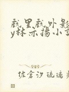 戏里戏外影帝by林亦扬小说