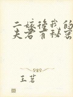 二嫁后我的新任夫君有秘密免费阅读