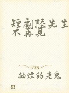 短剧陆先生余生不再见