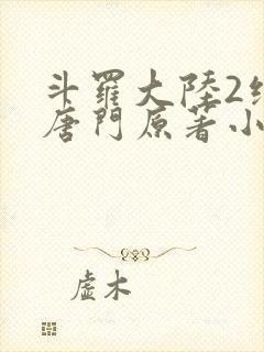 斗罗大陆2绝世唐门原著小说