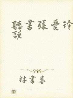 听书张爱玲的小说封面