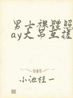 男士裸体照片gay大吊互搓男同封面