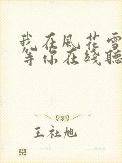 我在风花雪月里等你在线听电子书