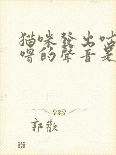 猫咪发出咕噜咕噜的声音是怎么回事