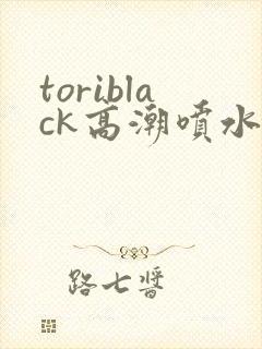 toriblack高潮喷水av