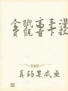 全职高手漫画免费观看下拉式六漫画